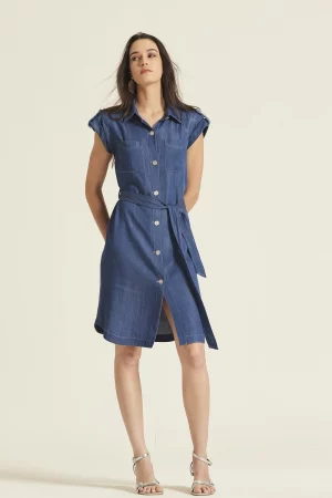 Vestido Tencel Denim Sirin Oky