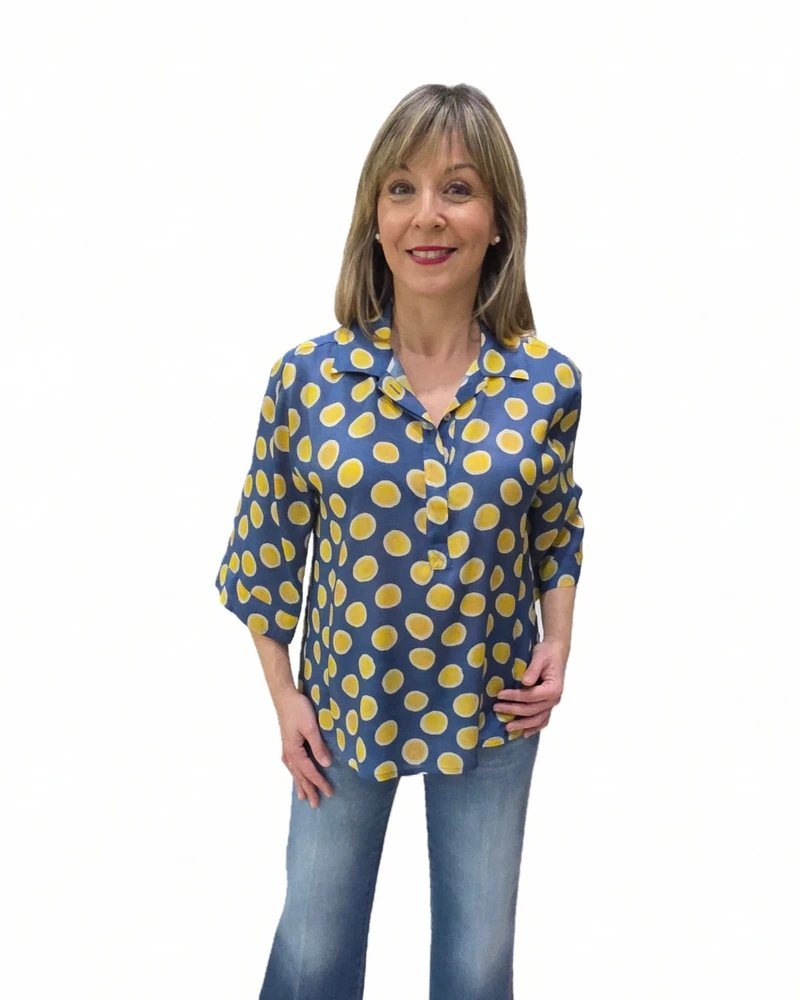 Blusa Estampada Topos Trovels - Imagen 2