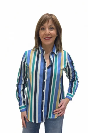 Camisa Rayas Multicolor Trovels