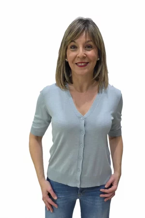 Cárdigan Celeste Trovels