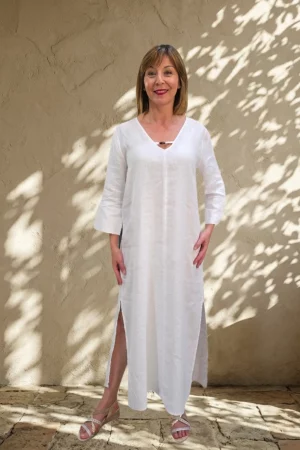 Vestido Lino Trovels Cala