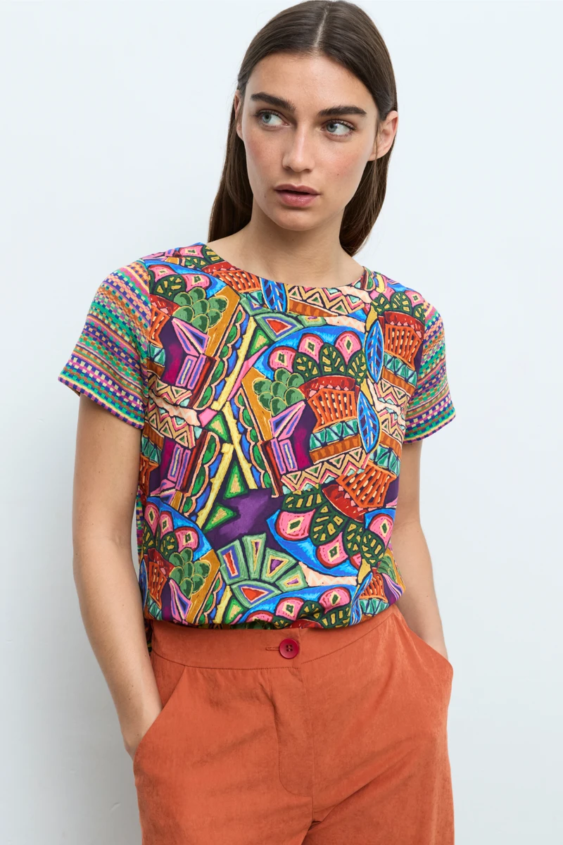 Blusa Estampada Aldo Martins - Imagen 10