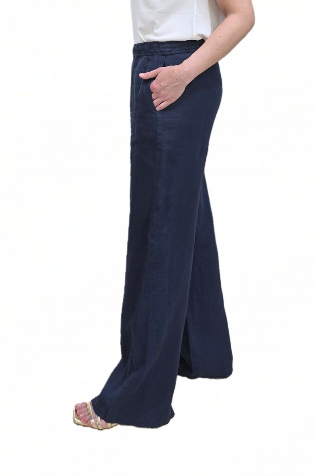 Pantalón Lino Marino Trovels - Imagen 3