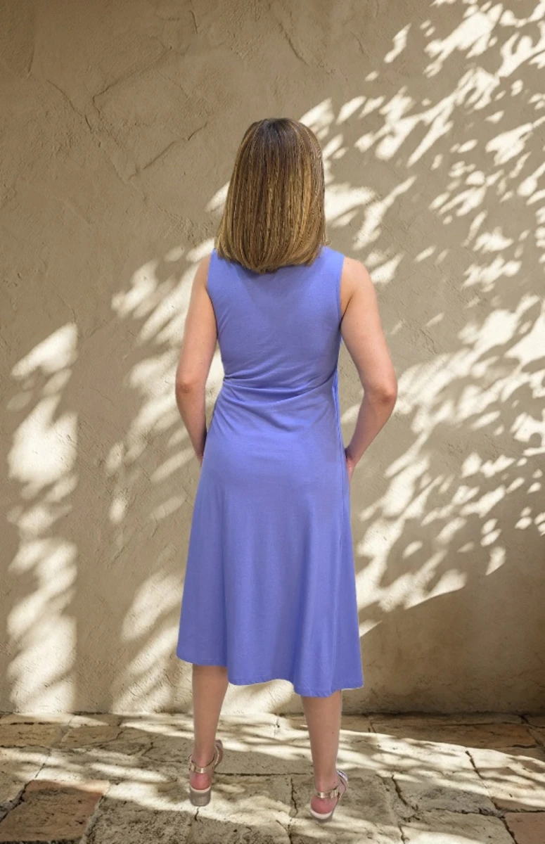 Vestido Bicolor Azul WNT - Imagen 3