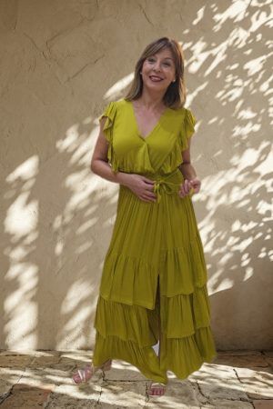 Vestido Volantes Oky Hisder