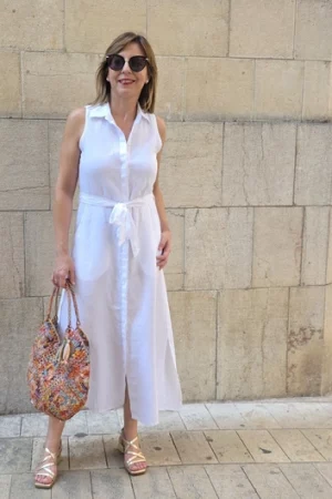 Vestido Lino Trovels Nikita