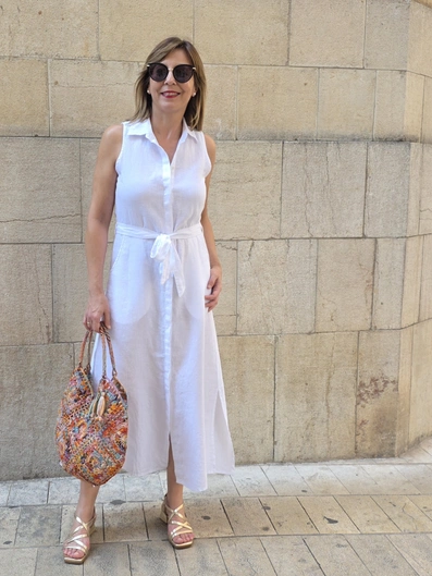 Vestido Lino Trovels Nikita